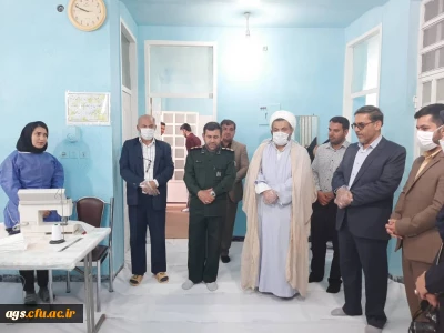 افتتاح کارگاه تولید ماسک و دستکش در دانشگاه فرهنگیان امام جعفر صادق علیه السلام بهبهان