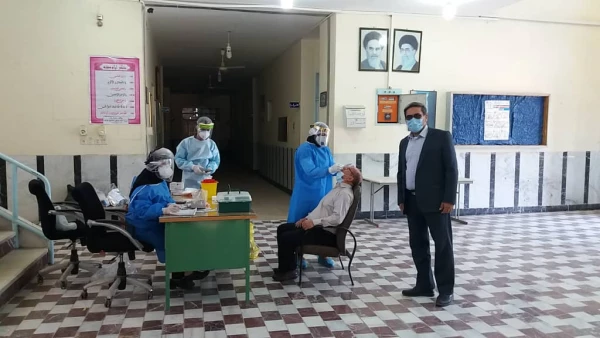غربالگری و انجام تست کرونا کارکنان دانشگاه فرهنگیان بهبهان 3