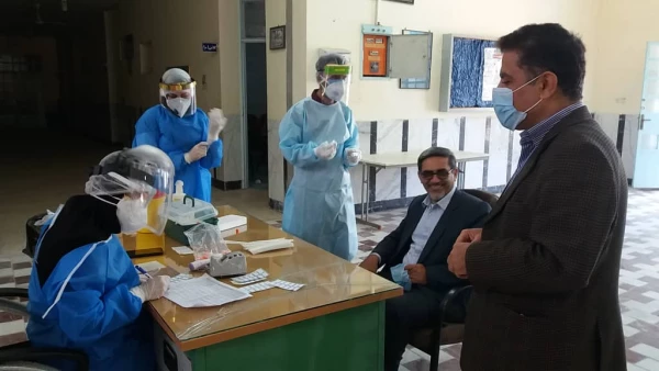 غربالگری و انجام تست کرونا کارکنان دانشگاه فرهنگیان بهبهان 4
