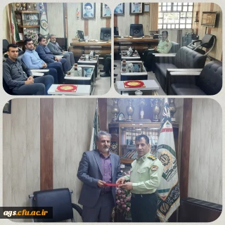 دیدار رئیس و کارکنان دانشگاه فرهنگیان بهبهان با فرماندهی انتظامی شهرستان بهبهان 