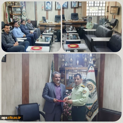 دیدار رئیس و کارکنان دانشگاه فرهنگیان بهبهان با فرماندهی انتظامی شهرستان بهبهان 